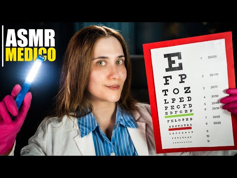 ASMR - Examen de la vista. Oftalmólogo (oculista) roleplay | ASMR Español | Asmr with Sasha