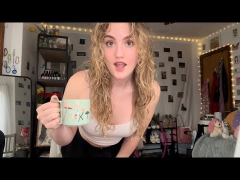 Early Morning Personal Attention ASMR grwm ☕️☀️ makeup routine @ 4am with ur bestie (ft. bird songs)