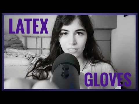 asmr🧤LATEX GLOVES (layered sounds)