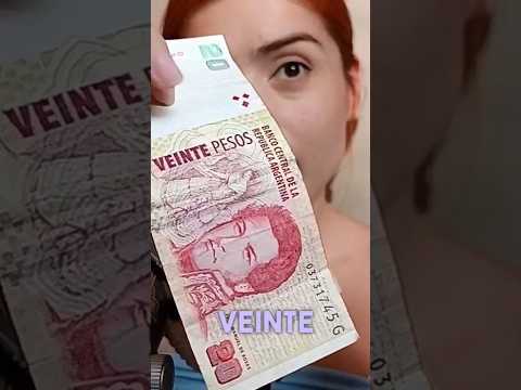 asmr billetes Argentinos 🇦🇷 #asmrvideo #money #argentina