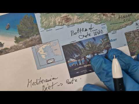 ASMR maps: All about CRETE -"The Island Of GODS" | Stats & key facts | ASMR map tracing & whispering
