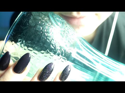 ASMR | 💫 20 min GLASS TAPPING & SCRATCHING 🥛
