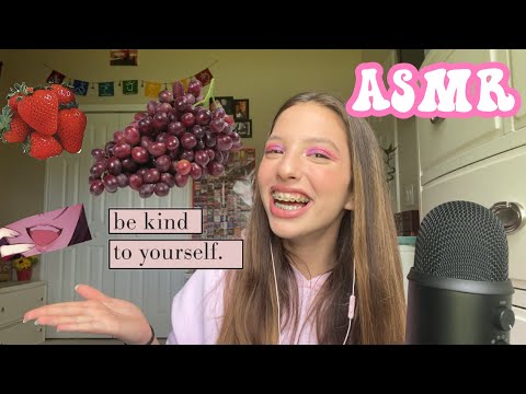 ASMR Tanghulu Eating 🍓🍇 (intense crunch)