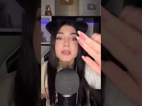 ASMR   SPIT PAINTING 👁️👁️ YT： Anny ASMR ❤️ #asmr #live #asmrsounds #a