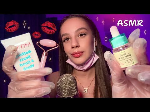ASMR COSMETOLOGIST, BUT YOU DON’T WANNA TALK 🤫 Quiet face massage, peeling, skin treatment 💆🏼‍♀️💤