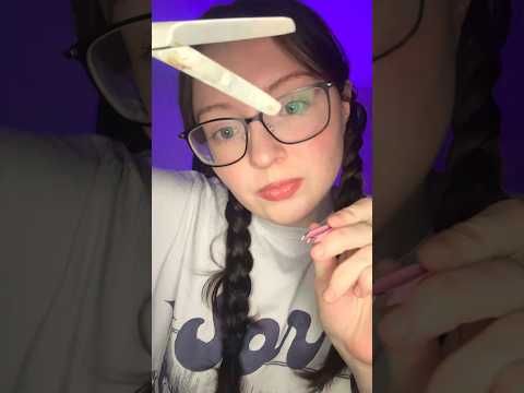 Asmr- Cutting and Tweezing your stress away #asmr #asmrcutting #tweezing #visualtingle #relax