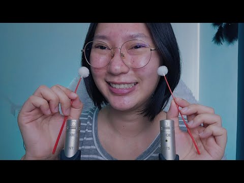 ASMR แคะหูพูดคุยแง่คิดชีวิตด้วยไม้ขนฟูทีละข้าง 🧘‍♀️🕯