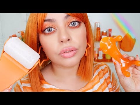 ASMR| 🌈The ROYGBIV Spa - ORANGE EDITION 🧡 Pampering Session (PERSONAL ATTENTION & LAYERED SOUNDS)