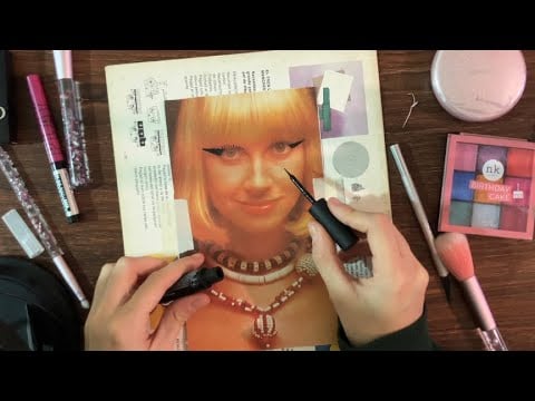 asmr maquillando revistas 💗