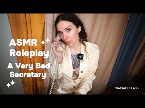 ASMR Roleplay Your Secretary Dominates You [F4M]