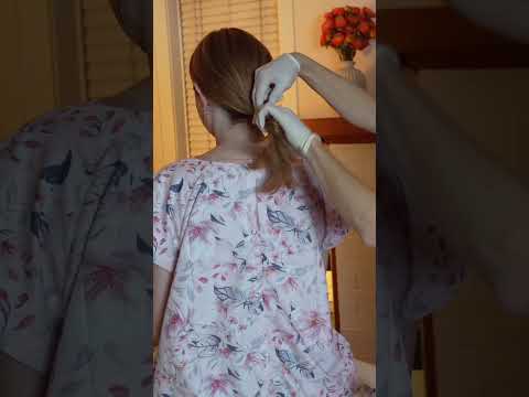Asmr back exam #asmr #asmrsounds #asmrvideo #relaxing #relax #satisfying #satisfyingvideo #tingles