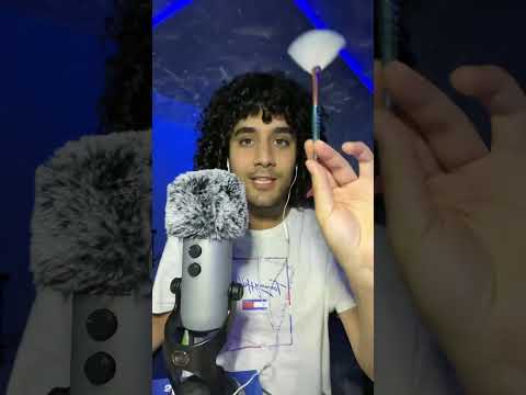 Te toco la carita ASMR con brochas