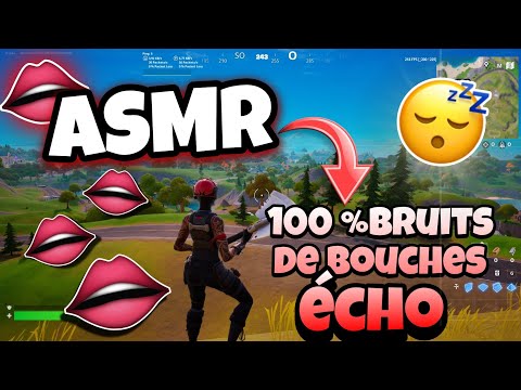 ASMR FRANÇAIS • 100% BRUIT DE BOUCHE LES PLUS RELAXANTS EN ÉCHO 👄😴 (clique tu vas kiffer 💤)