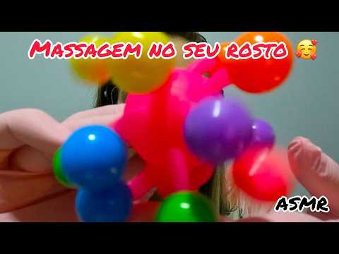 ASMR MASSAGEM NO SEU ROSTO (atenção pessoal) #asmr