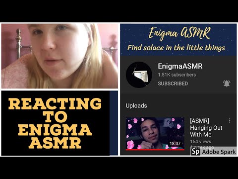 ASMRtists reacting to other ASMRtist ❤Enigma ASMR❤ (Part 2)