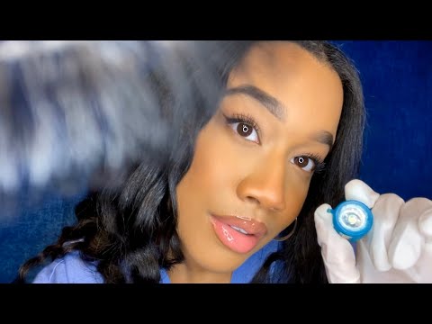 ASMR Getting Something Out Of Your Eye P2 👀🤏🏽 ASMR School Nurse Role-play