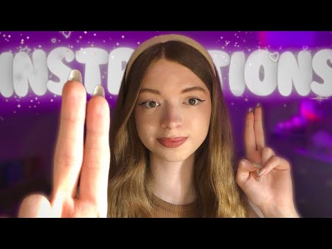 - ASMR - SUIS MES INSTRUCTIONS ✨
