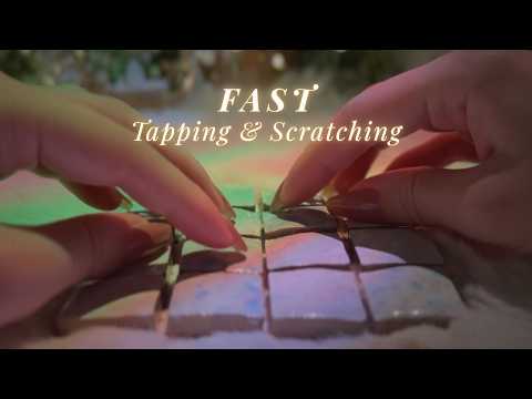 ASMR Fast Tapping & Scratching⚡ Intense Tingles🍃 (No Talking, No Mouth Sounds)