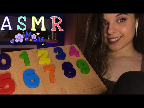 ASMR Roleplay Profesora Infantil TE ENSEÑO LOS NÚMEROS ♡