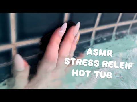 lofi sleepy hot tub asmr triggers (no talking)