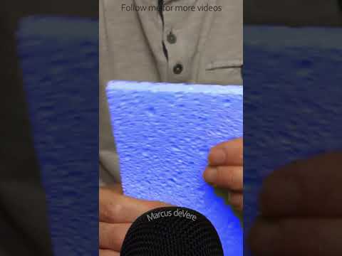 ASMR Finger Tapping On A Small Sponge #short