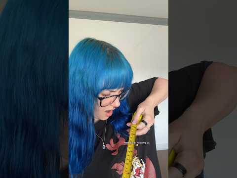 ASMR silently measuring you🤐full on✅⏰ #asmr #asmrmeasuring #asmrpersonalattention #shorts