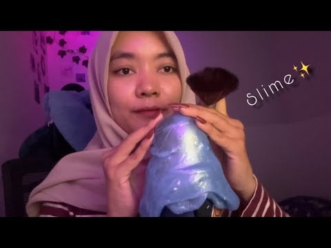 Slime on Mic ASMR (Fast) 🤍