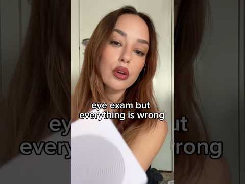 eye exam but everything is wrong 👀 #eyeexam #asmr #fastasmr #fastandaggressiveasmr #asmrsounds