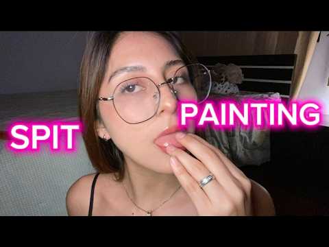ASMR ESPAÑOL | SP1T P4INT1NG | NO TALKING (Binaureal)