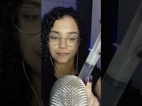 ASMR- Seringa com sons de água