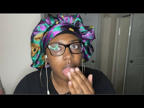 Asmr | Anticipatory Spit Painting Part ✌🏾(slurping, stuttering, rambling)