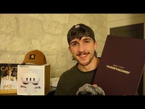 ASMR Christmas Haul | Tingles from Unwrapping Gifts & Relaxing Holiday Sounds