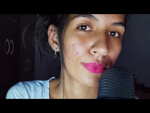 ASMR AO VIVO MOUTH SOUNDS E BATE PAPO