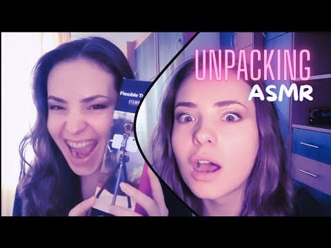 Unboxing ASMR: new filming gear (tapping, crinkles and more)