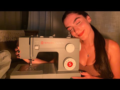 TOUR PELA MINHA MÁQUINA DE COSTURA EM #asmr #costura