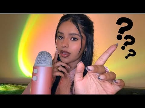 ASMR can YOU guess what I am saying? 🧐 inaudible & mouth sounds combo 