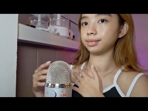 ASMR collarbone tapping, chest tapping, and oil application on body (Henry's Custom)