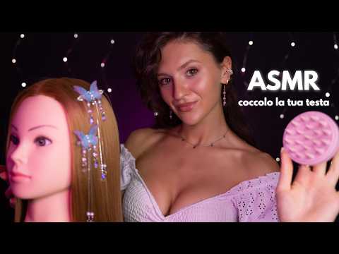 ASMR 🩷 MI PRENDO CURA DEI CAPELLI DELLA BAMBOLA 💆🏼‍♀️ Hair Brushing, Head Massage & Whispers 💤