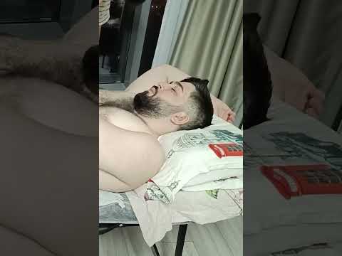 ASMR AND SLEEPING THERAPY MASSAGE #massage #asmr #satisfyling #turkish #shortvideo