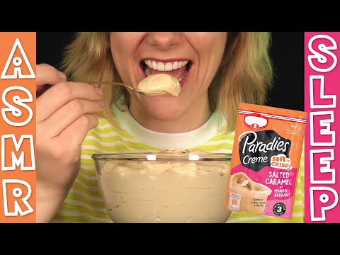 ASMR Eating Pudding 🍮 | 100% Delicious Relaxation Guarantee 😴 | Salted Caramel | ASMR Sleep