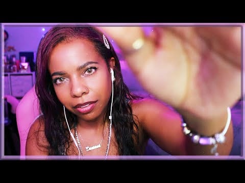 ASMR ✨ The Most Relaxing FACE TOUCHING  + SCRATCHING  for Deep Sleep 2+Hrs 💜 (Soft Whispers)