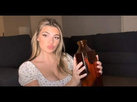 Glass 💎 vs. Cardboard 📦triggers ASMR tapping / scratching