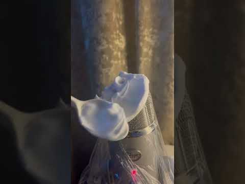 Asmr foam on microphone