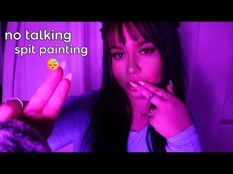 ASMR spit painting (NO TALKING)😴