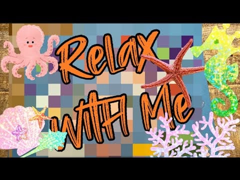 ASMR VISUAL & SOUND TRIGGERS: Ocean Family Sticker Puzzle #677