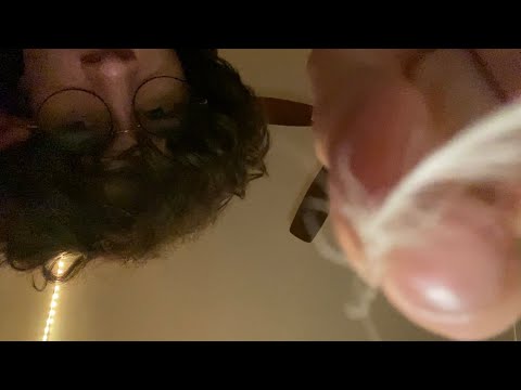 ASMR Brushing your face with a feather 🪶
