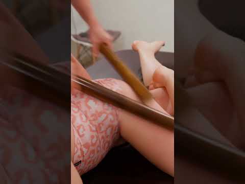 Deep tissue leg and thigh massage for Maria #legmassage