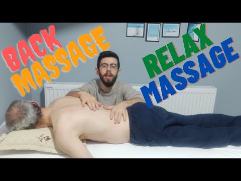 ASMR BACK MASSAGE FATHER MASSAGE RELAXING MASSAGE SLEEP MASSAGE RELAXING MASSAGE #asmr#back#father