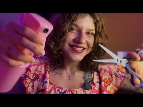 ASMR CORTE DE CABELO MASCULINO ✂️ Roleplay cabeleireira