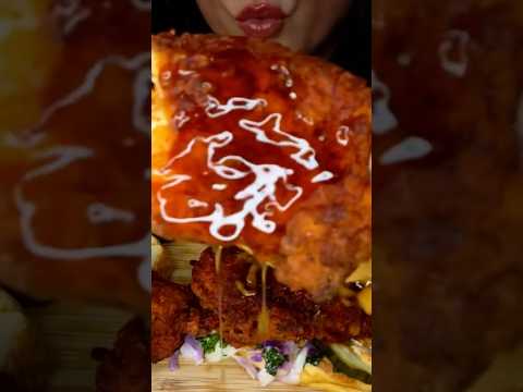 Chicken drenched in honey #asmr #food #chicken